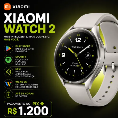 Xiaomi Watch 2 Original Com NFC e Spotify