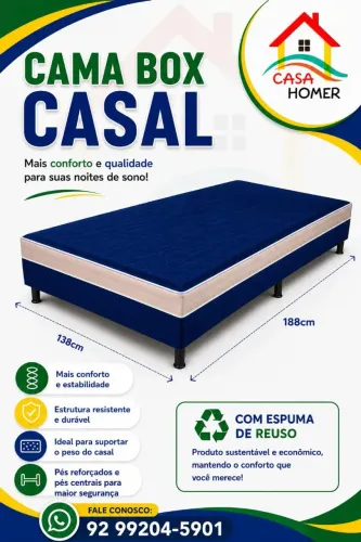 CAMA DE CASAL MAIS VENDIDA 