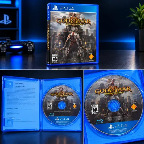 Jogo God Of War 2 Remasterizado Para PS4 (Usado em bom estado) - Sem caixa, apenas disco.