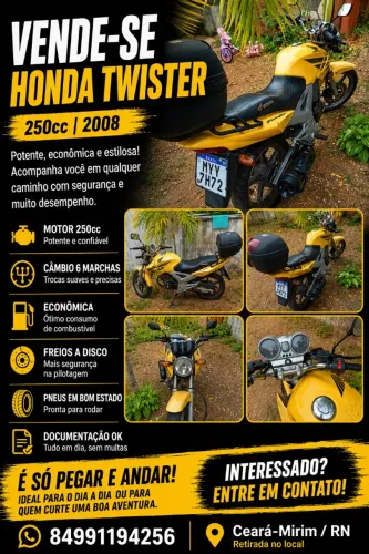 CBX Twister 250cc