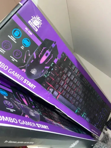 Kit mouse+teclado gamer RGB (entrega grátis)