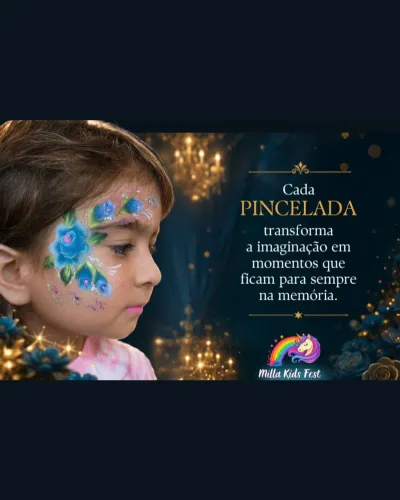 PINTURA FACIAL ARTÍSTICA PARA FESTAS INFANTIS 