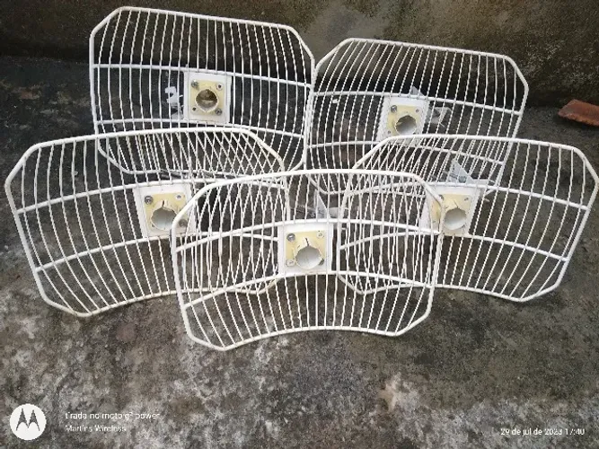 Kit 5 grades para Antena via Rádio Airgrid M5 mod Antigo - usadas