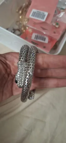 Bracelete cravejado com zirconia 
