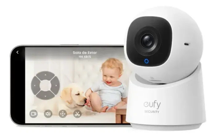 Câmera Segurança Anker Eufy C220 Wifi 2k 360° Ia Microsd