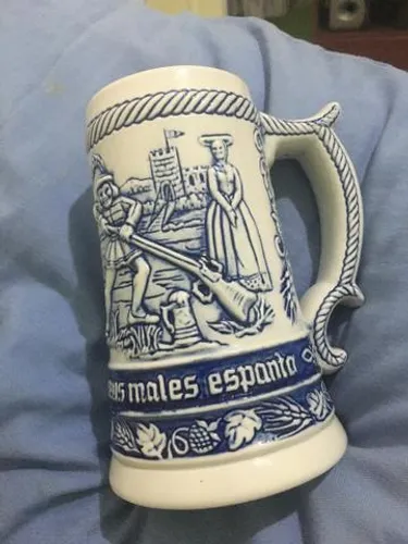 CANECA DE CERVEJA da CERAMARTE EM PORCELANA ESMALTADA-17cm