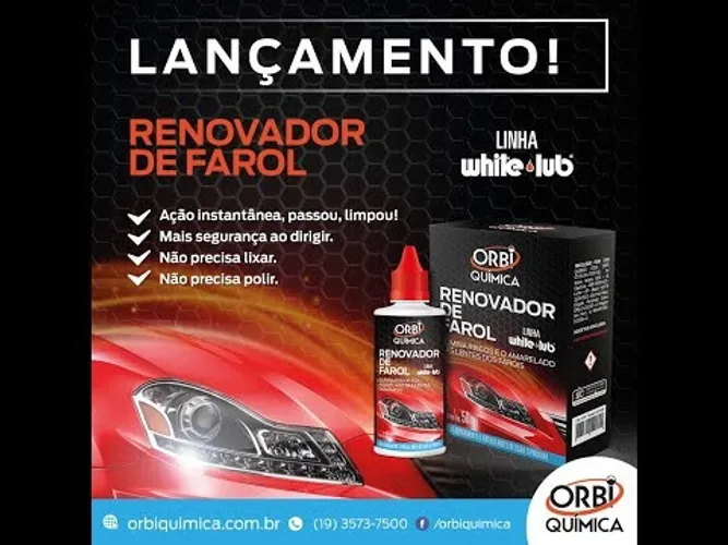 Renovador limpa Líquido De Faróis Orbi Farol Novo Automotivo fácil utilização gdgd