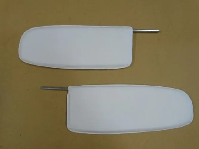 Quebra Sol Para Fusca Até 1974 Branco Gelo Novo - Par
