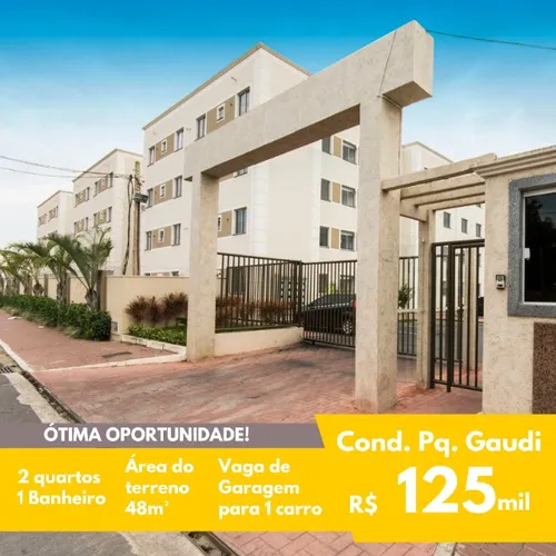 FIT - Residencial Pq Gaudi - 2 Quartos - Piscina - Churrasqueira