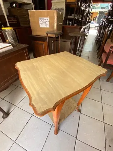 Grande Mesa Aparador Chipandelle Peroba Do Campo E Fórmica 