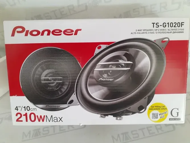 Alto-falante. Pioneer. TS-G1020F. 4", 30RMS, 210Watts. Garantia. Novo. Instalado.