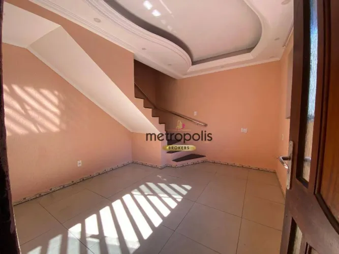 Sobrado à venda, 73 m² por R$ 630.000,00 - Cerâmica - São Caetano do Sul/SP