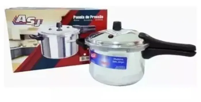 Panela De Pressão 4,5l Fechamento Externo Polida São Jorge