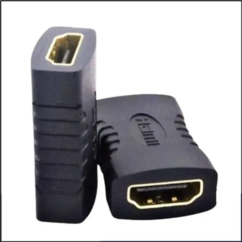 Adaptador Hdmi Femea X Femea Emenda Extensor Conector D Cabo