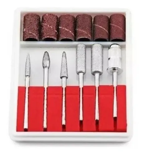 Kit Ponta Diamantada + Lixa para Microretifica