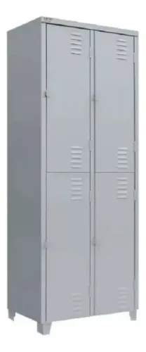 Armário Roupeiro de Aço Locker 4 Portas Grandes