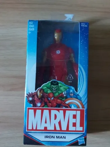 COLEÇÃO BONECOS MARVEL HASBRO (15cm) HULK, HOMEM DE FERRO, HOMEM ARANHA, CAPITÃO AMÉRICA