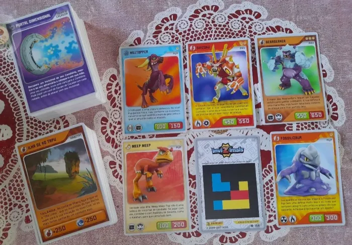 Cards Invizimals avulsos unidade