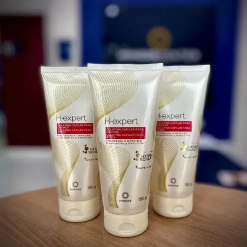 Gelatina Capilar H-Expert 180g - Perfeita para Fitagem e Cachos Definidos!