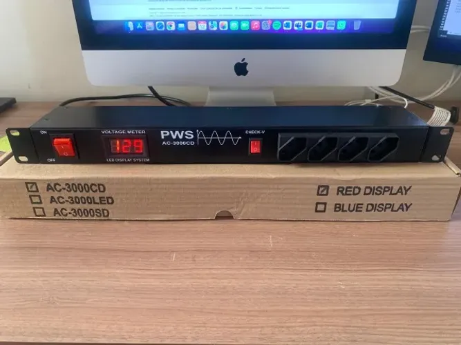 Régua De Ac Padrão Rack Profissional Ac3000cd Sistema De Som