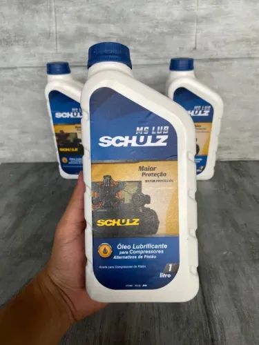 Óleo Ms Lub Schulz Lubrificante Para Compressor De Pistão 1 Litro