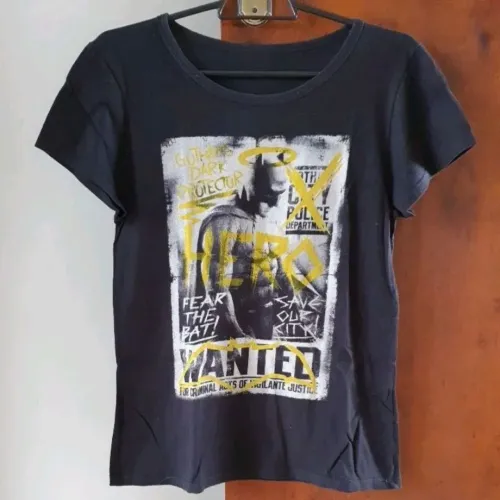 Camiseta Feminina Batman DC Preta Tamanho P