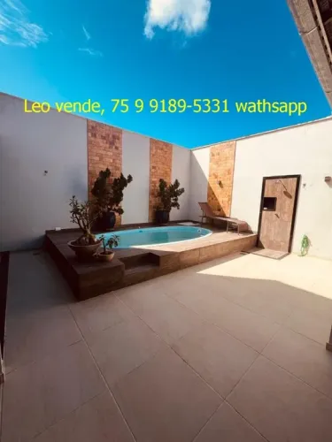 Leo vende, bairro Sim, 3\4 c 2 suítes, piscina, goumert.