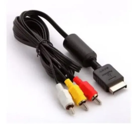 Cabo de Áudio RCA Ps1 PS2 e Ps3 