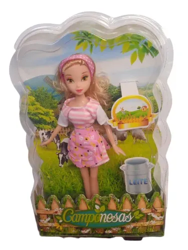 Boneca Camponesa colecionável 