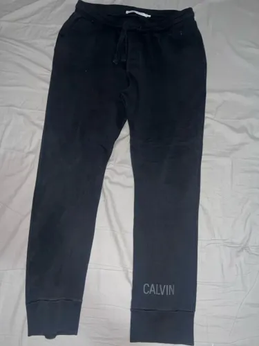 Calça Masculina Moletom Re Issue Calvin Klein Jeans Preto gg 