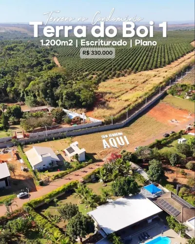 HIDROLÂNDIA- TERRENO CONDOMÍNIO TERRA DO BOI 