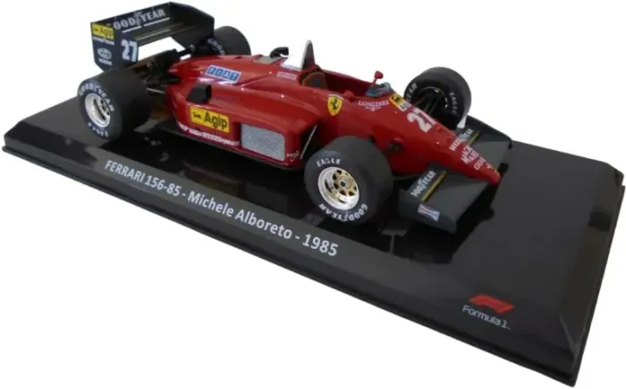 Miniatura F1 1/24 Ferrari 156-85 1985 - Michele Alboreto - Nova / Lacrada