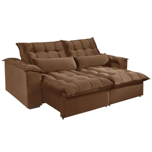 Sofá Retrátil Antonelle 2.30m - Entrega Rápida 