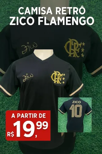 Camisa Zico flamengo