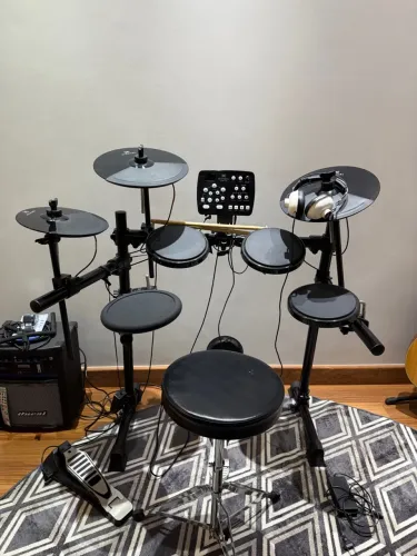 Bateria Eletrônica Michael Completa - Ótimo Estado