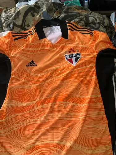 Camisa de Futebol São Paulo Adidas Goleiro- Tamanho XL