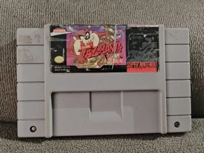 Cartucho Taz Mania SNES - Paralelo