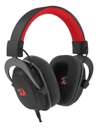 Fone Headset Gamer Redragon Zeus Lite Preto P3 H510-lt Preto