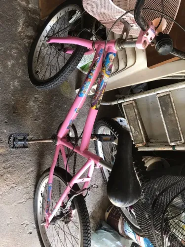 Bicicleta Aro 20 Infantil C Rodas Doll - Route - Rosa - Perfeito Estado