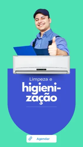 Limpeza de ar condicionado na promoção