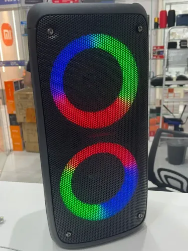 Caixa de Som Bluetooth com Luzes LED