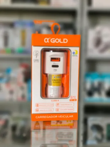 Carregador para celular turbo 40W automotivo 