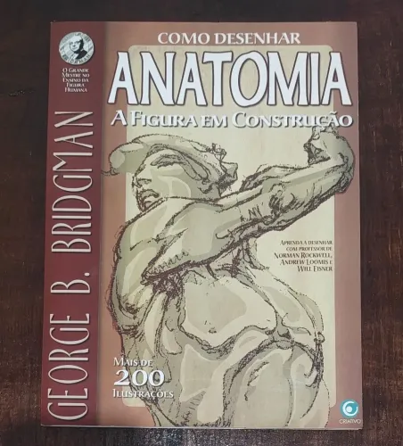 3 Livros: Como Desenhar Anatomia George B. Bridgman (Anatomia para desenhistas)