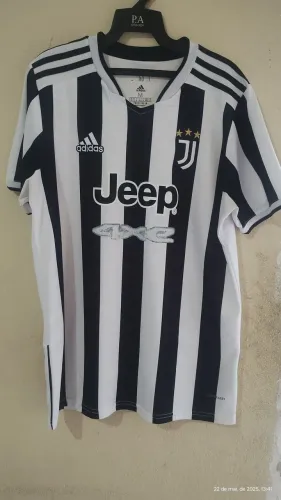 Camisa Juventus Adidas - Listrada Preta e Branca