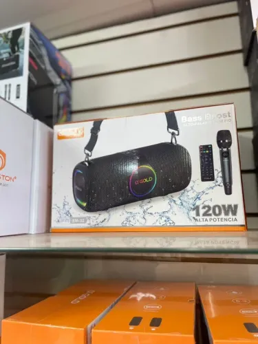 Caixa de Som Bluetooth 120W com Bass Boost - Alta Potência