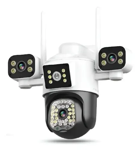 Câmera De Segurança Sensor Inteligente 3 Lentes 3 Telas SC-B67 (JK eletrônicos)