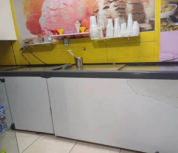 Freezer horizontal para sorvete