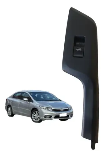 Botão Vidro Elétrico Traseiro Esquerdo Honda New Civic 2013