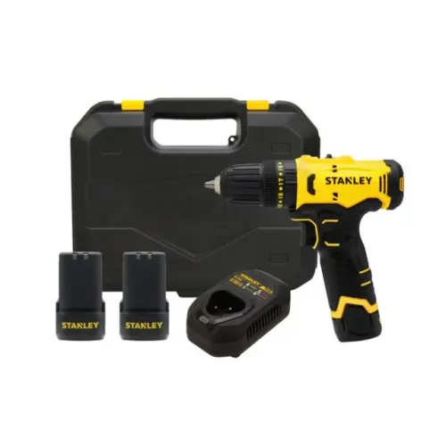Parafusadeira/Furadeira de Impacto 3/8'' 2 Baterias 12V com Maleta Stanley SCH10D2K-BR