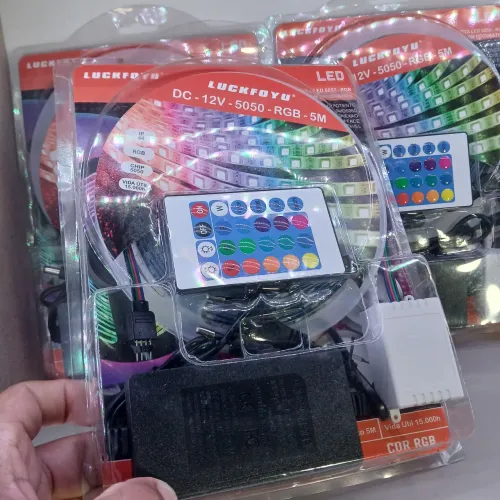 Fita de LED RGB 5M com Controle Remoto - Iluminação Decorativa